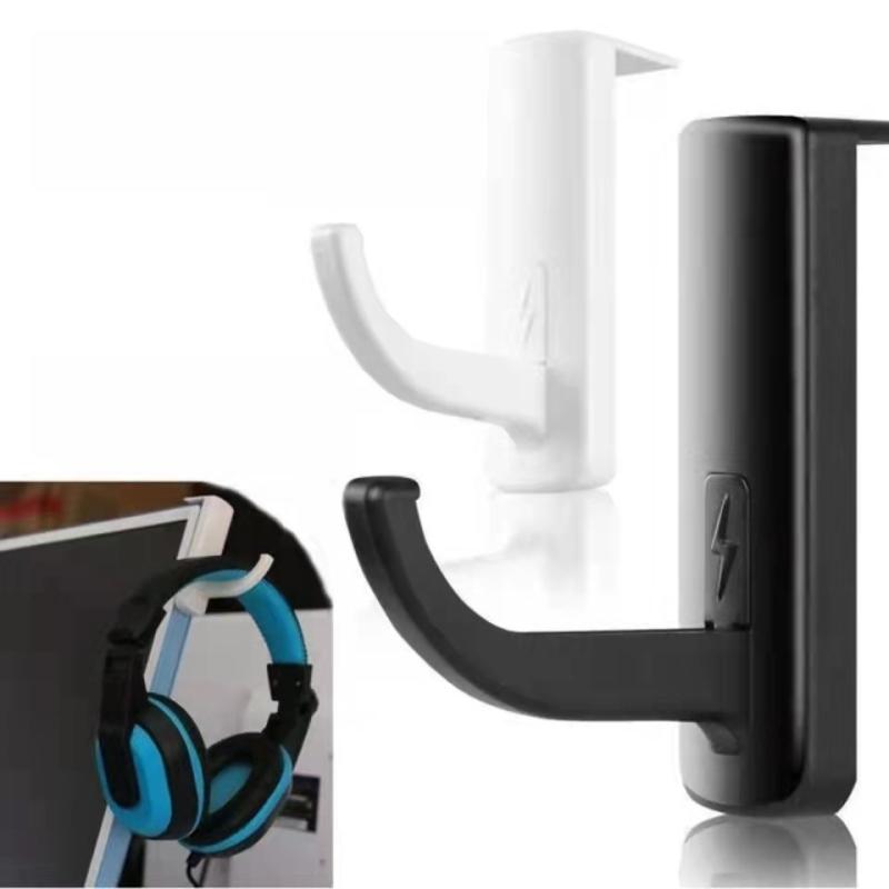 Headphone Stand Desk - Self-adhesive Headphone Hook Headset Hanger Holder