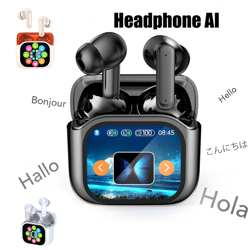 Noise Cancelling Headphone - Smart AI Translation Bluetooth Earphones With