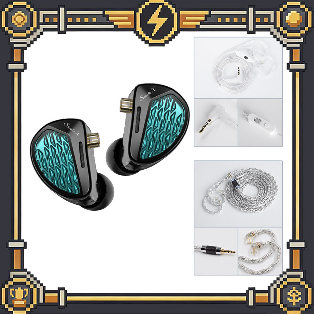 Audiophile Headphone Wired - KZ Sonata X In-Ear Monitor Earphone