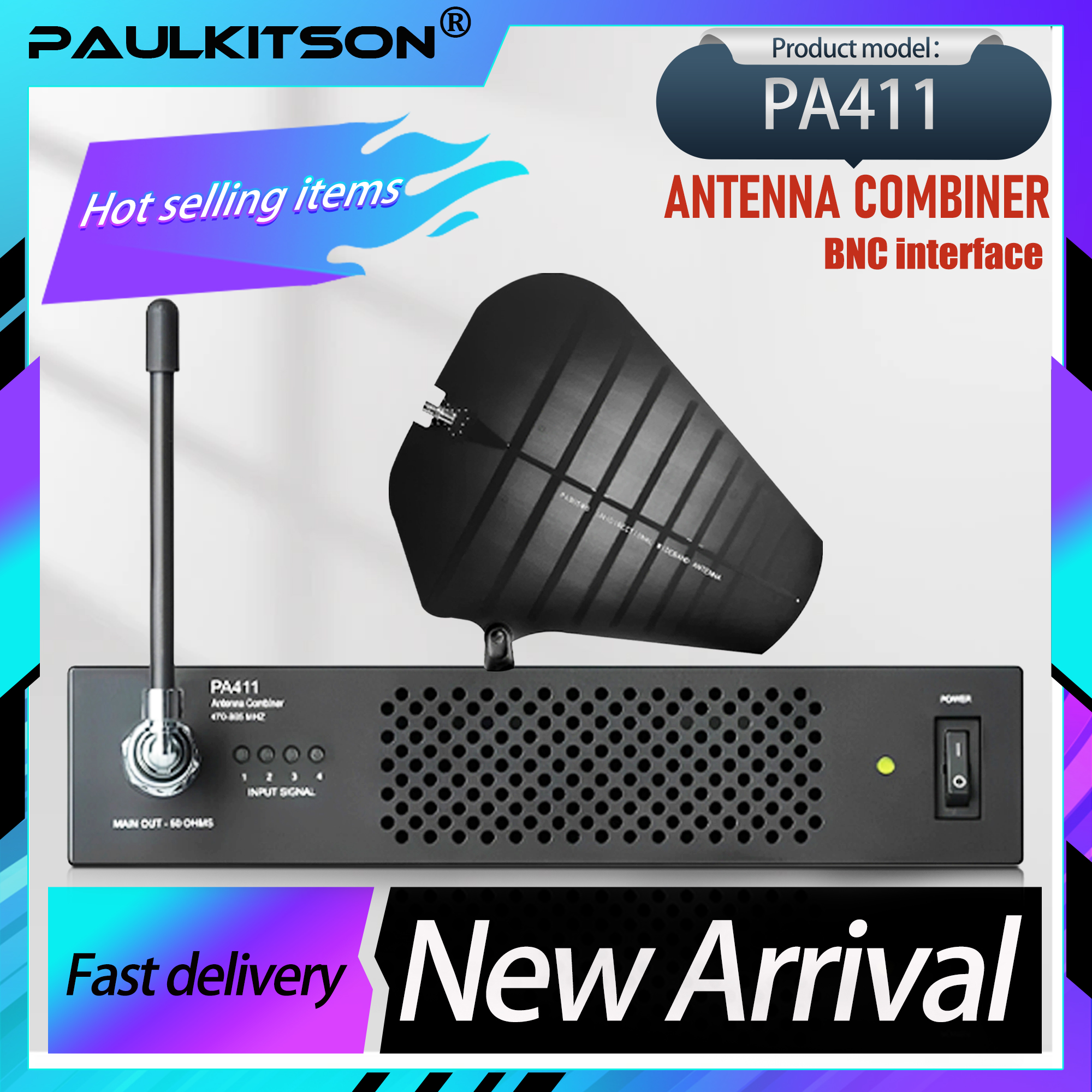 In Ear Monitor Iem - Paulkitson PA411 Antenna Combiner PA805 Passive