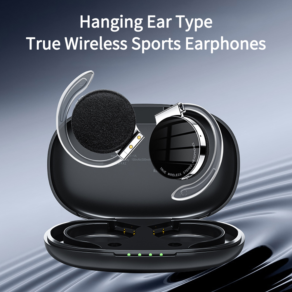 Sports Earphone Hook - F2 TWS Wireless Bluetooth Headset On-Ear