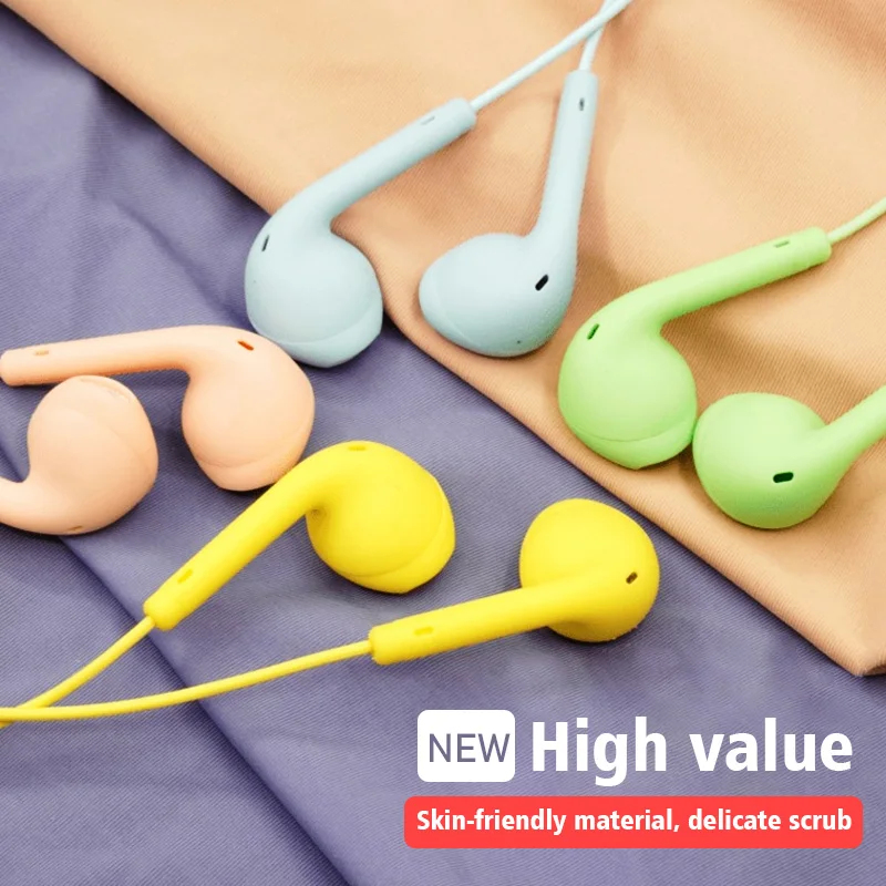 Wired Earphone Mic - 1/2/3/4Pcs Universal 3.5mm Stereo In-Ear Headphones