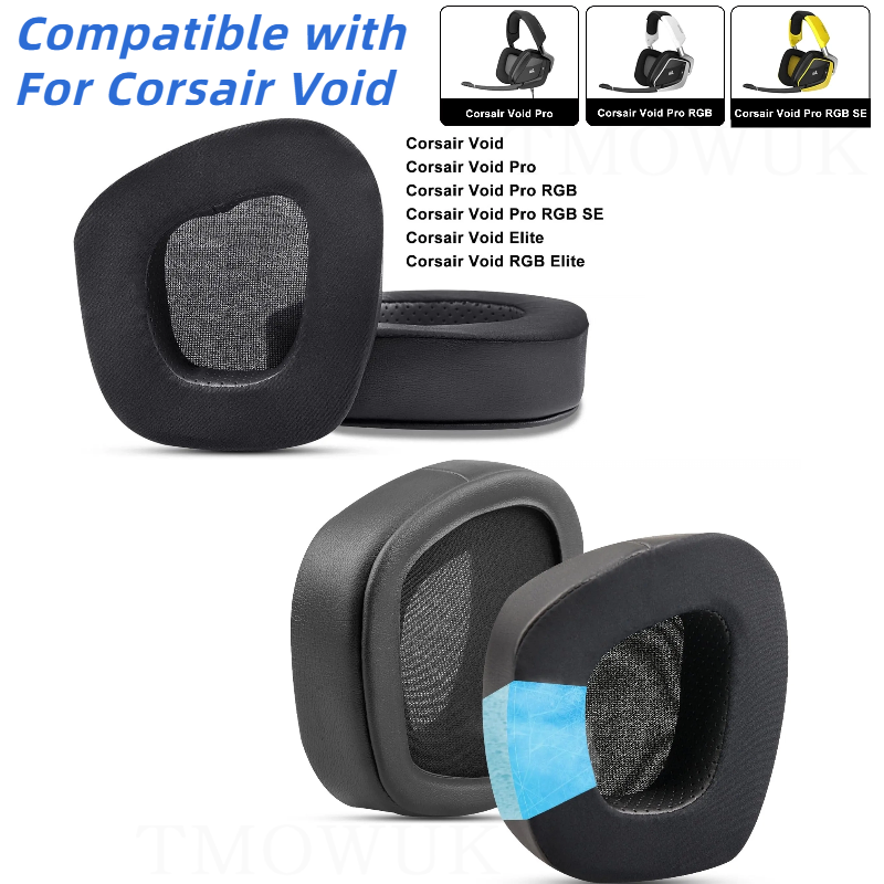 Gaming Headset Rgb - Cooling Gel Earpads Replacement for Corsair