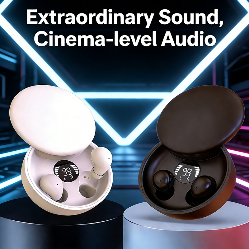 Bluetooth Headset On Ear - SK26 Bluetooth 5.3 Wireless Earphones Small