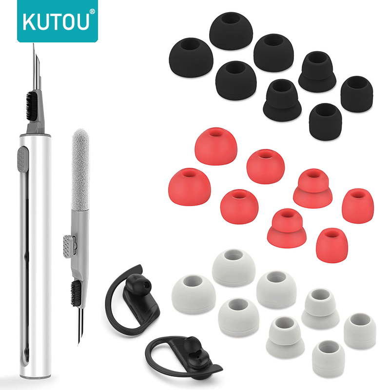 Silicone Ear Tip Replacement - KUTOU Replacement Silicone Ear Tips for