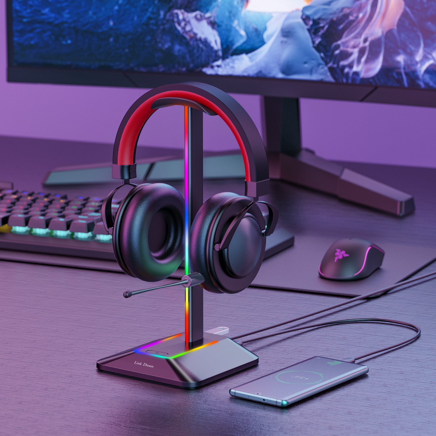 New Bee Z8 RGB Headphones Stan - Gaming Headset Rgb recension och pris