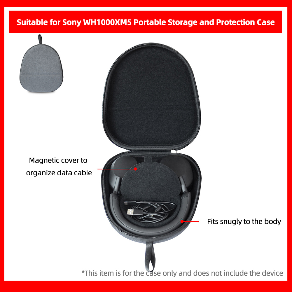 Hard Carrying Case Shockproof  - Headphone Case Hard recension och pris