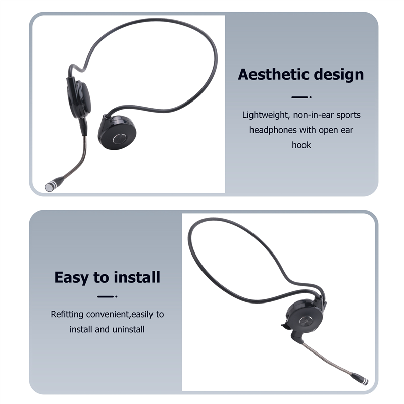 Excellent-Bone Conduction Earp - Sports Earphone Hook recension och pris