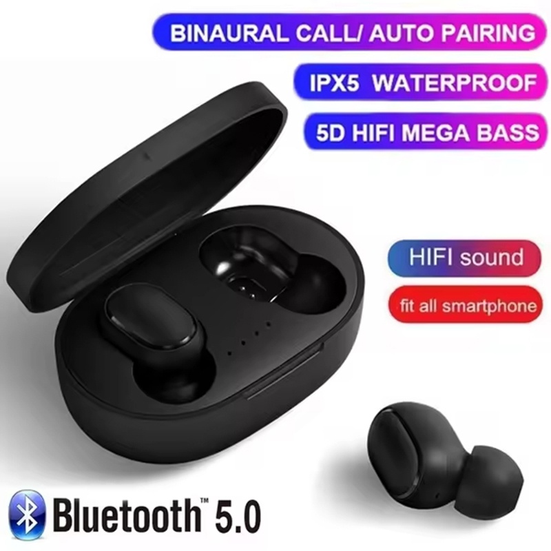 A6S TWS Earphones Wireless Blu - Wireless Earbuds Tws recension och pris