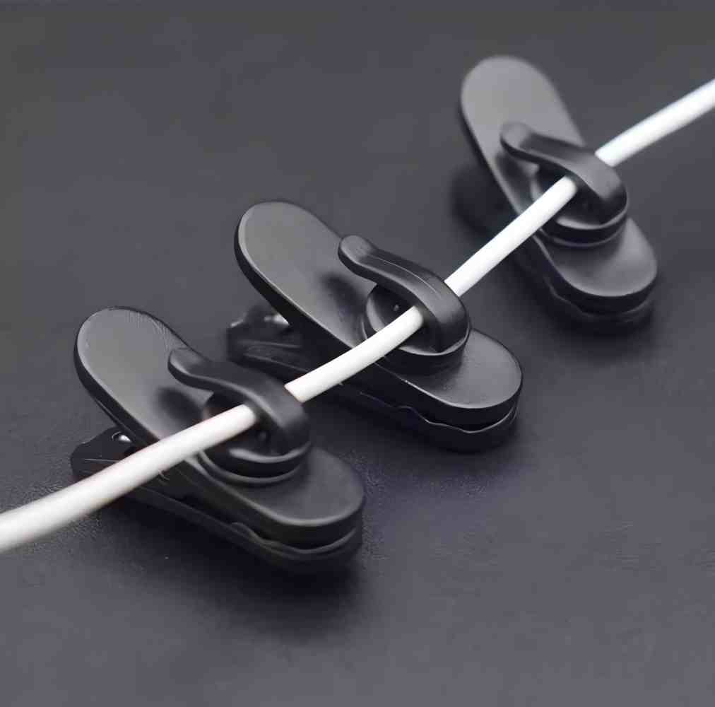 10pcs Rotating Earphone Cable  - Headphone Stand Desk recension och pris