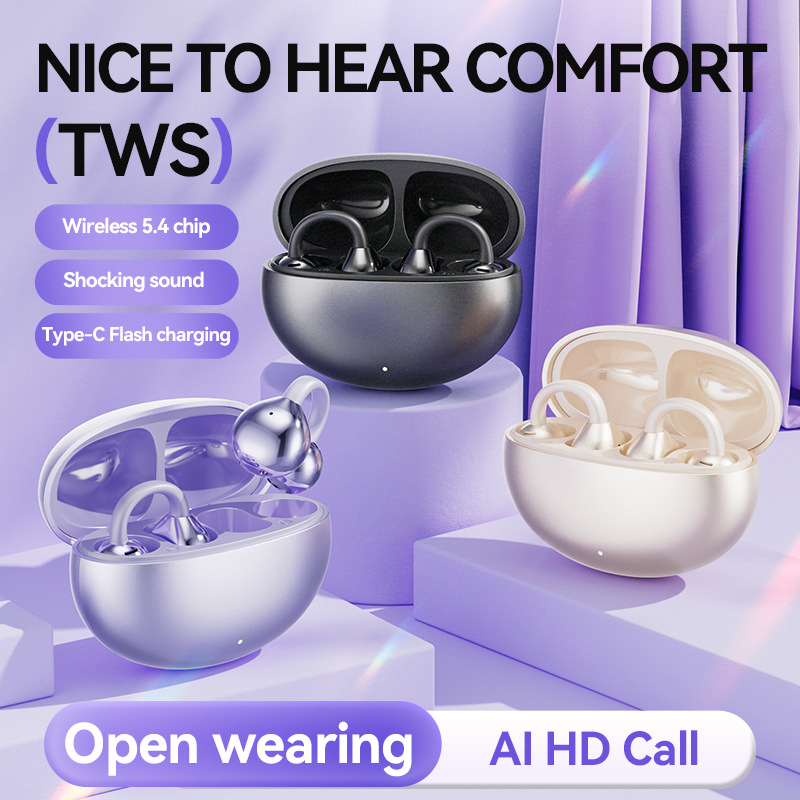 New Hot-Selling Ear-Clip Bluet - Wireless Earbuds Tws recension och pris