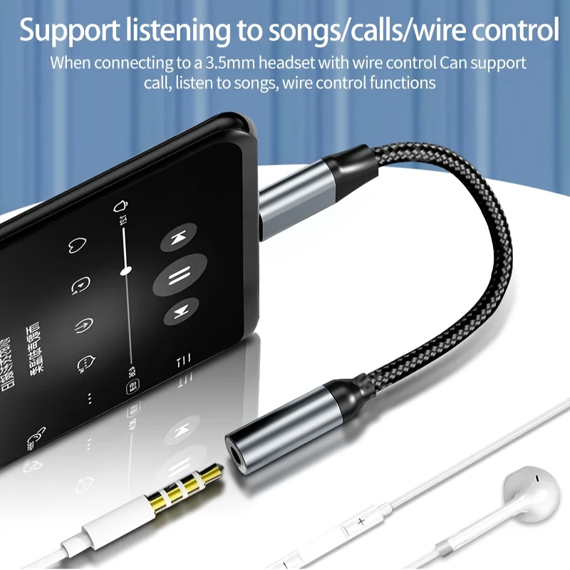 USB C Audio Adapter DAC Type-C - Audiophile Headphone Wired recension och pris