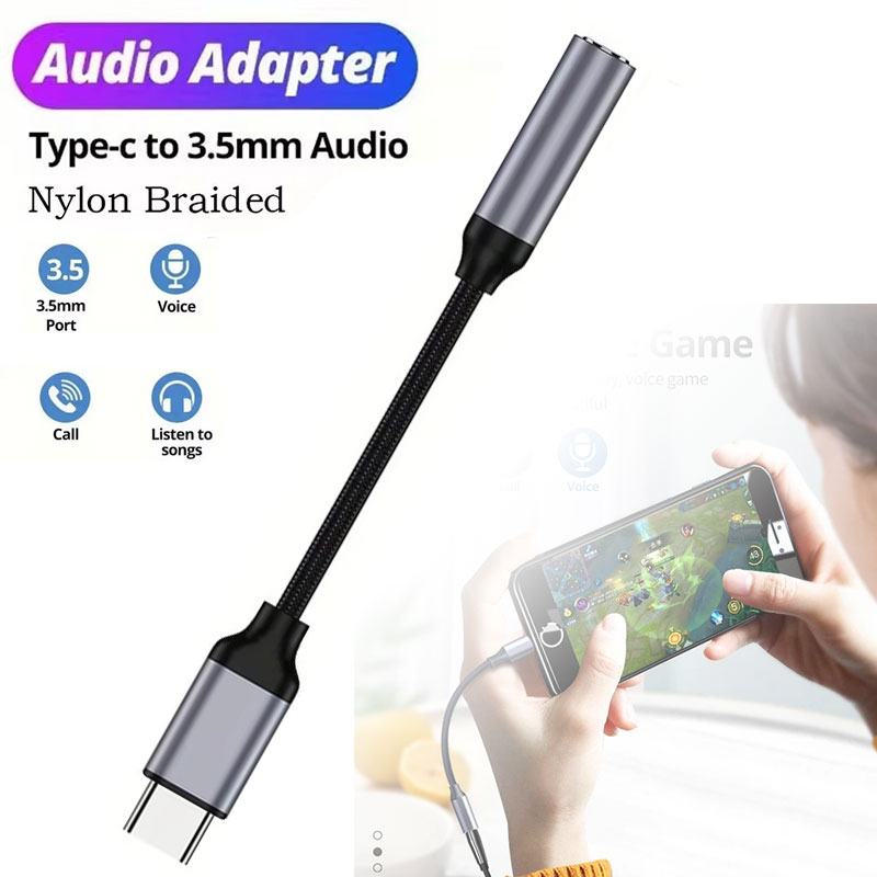 USB C Audio Adapter DAC Type-C - Audiophile Headphone Wired recension och pris