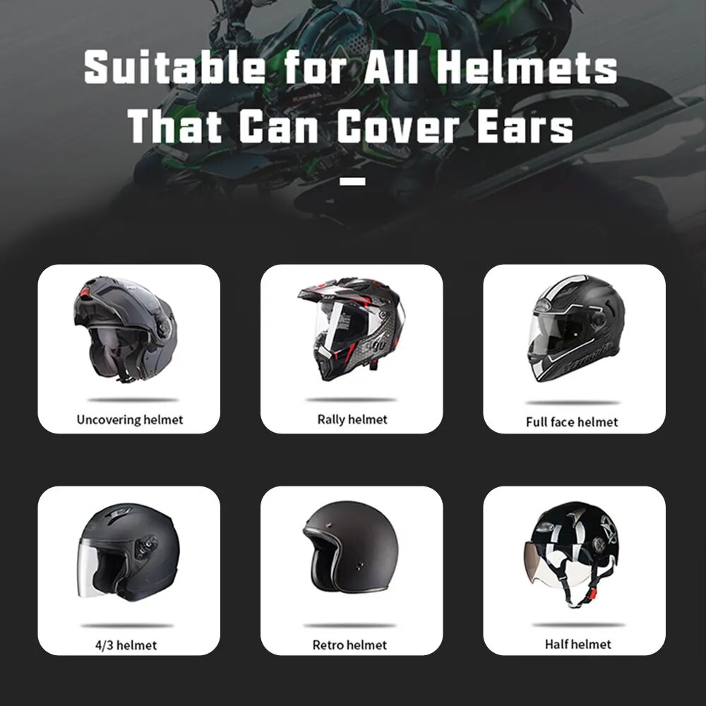 Kihous Single Ear Motorcycle H - Bluetooth Headset On Ear recension och pris