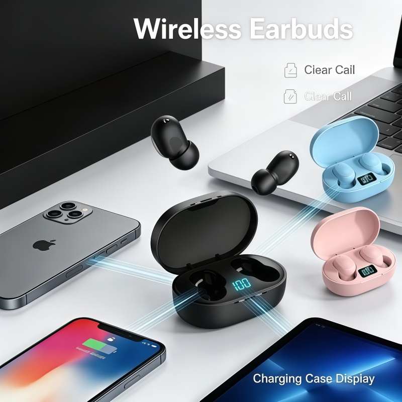 2026 New TWS E6S Fone Bluetoot - Bluetooth Headset On Ear recension och pris