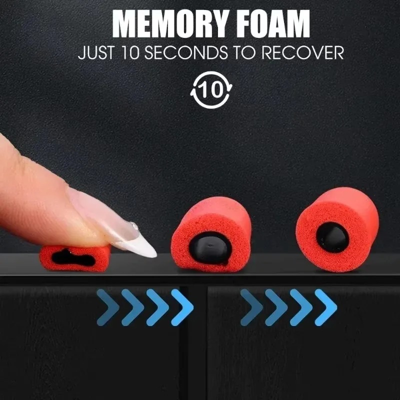 6/1Pairs Soft Memory Foam Earb - Earphone Foam Tip recension och pris
