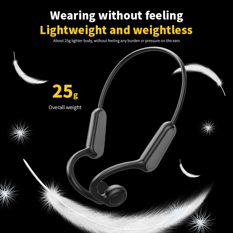 Bone Conduction IPX5 Headphone - Bluetooth Headset On Ear recension och pris