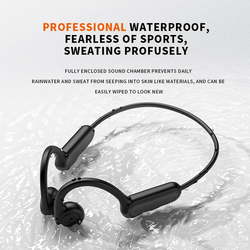 Bone Conduction IPX5 Headphone - Bluetooth Headset On Ear recension och pris