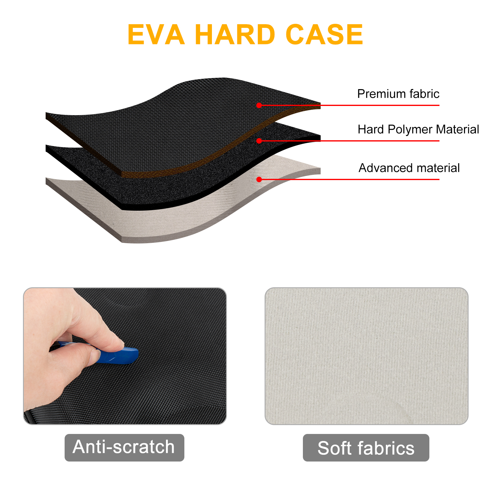 New Portable Hard EVA Protecti - Headphone Case Hard recension och pris
