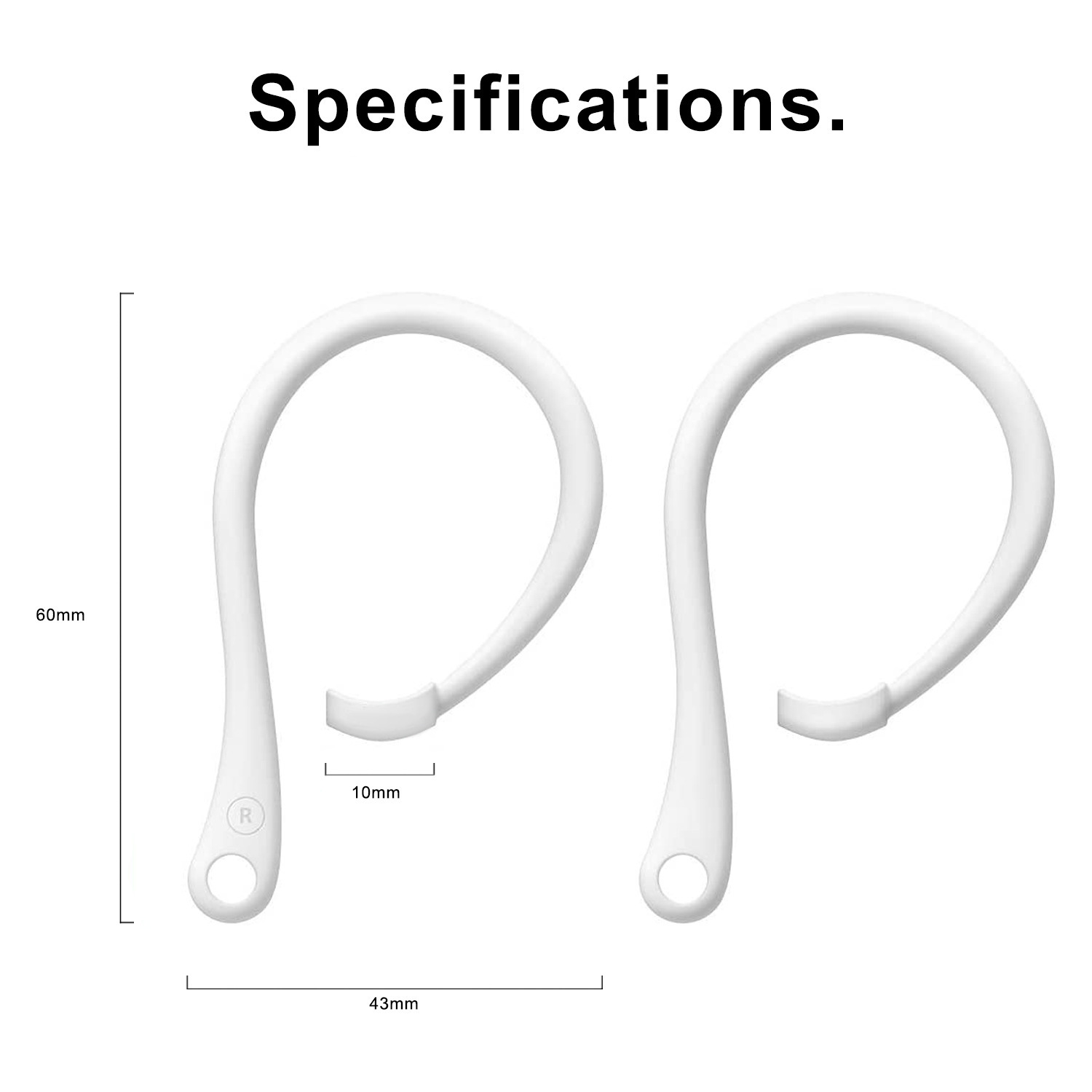 1 Pair Silicone Anti-lost Sili - Sports Earphone Hook recension och pris