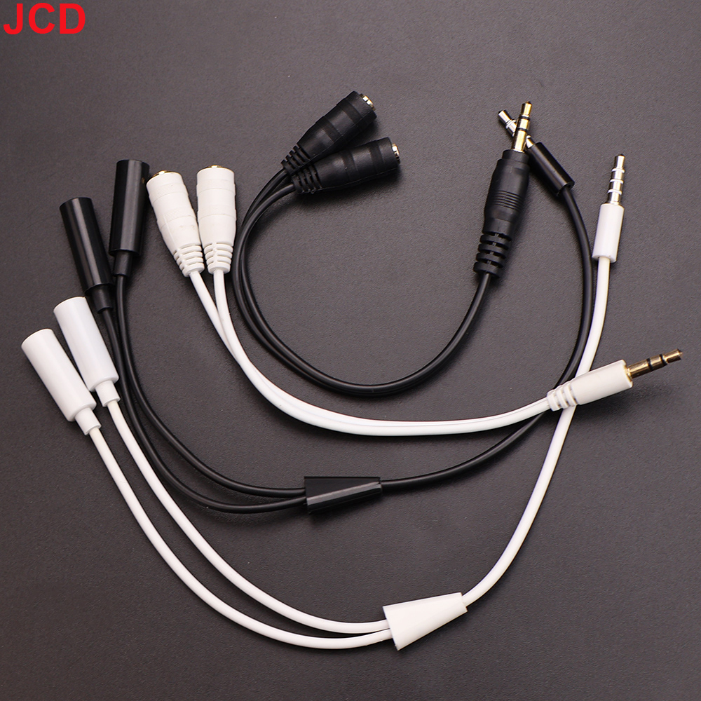 JCD 1Male to 2 Dual Female Y S - Earphone Splitter Jack recension och pris