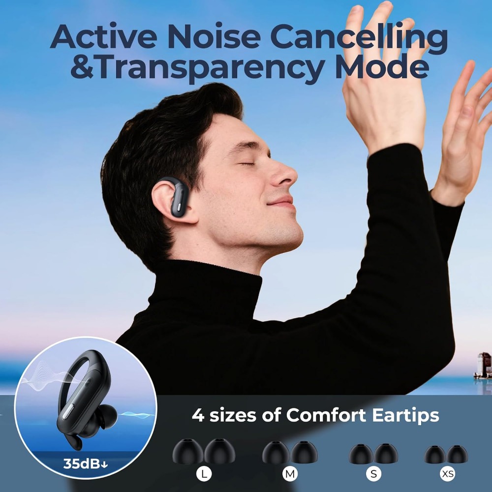 Wireless Earbuds with Noise Ca - Noise Cancelling Headphone recension och pris