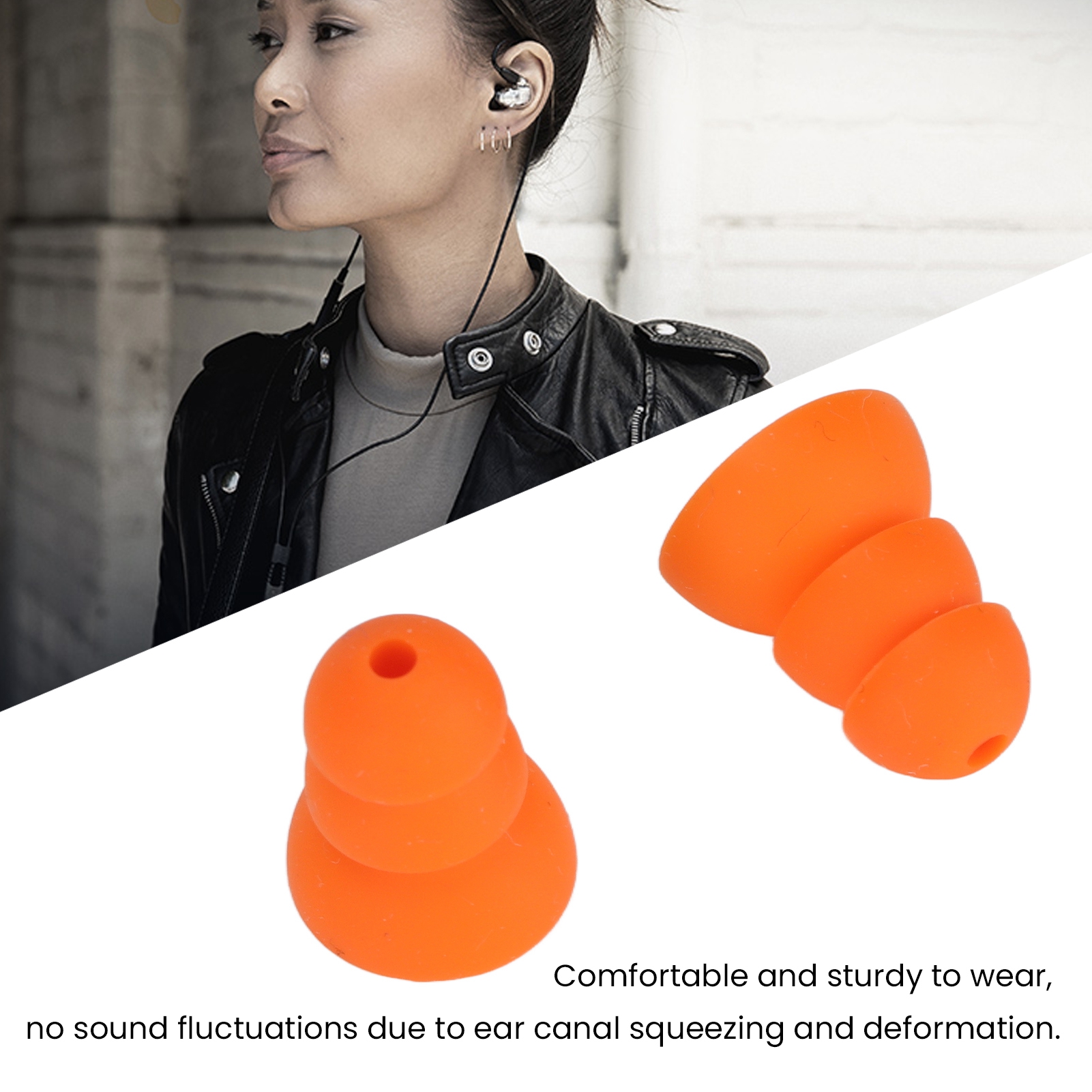 Replacement Orange Replaceable - Silicone Ear Tip Replacement recension och pris