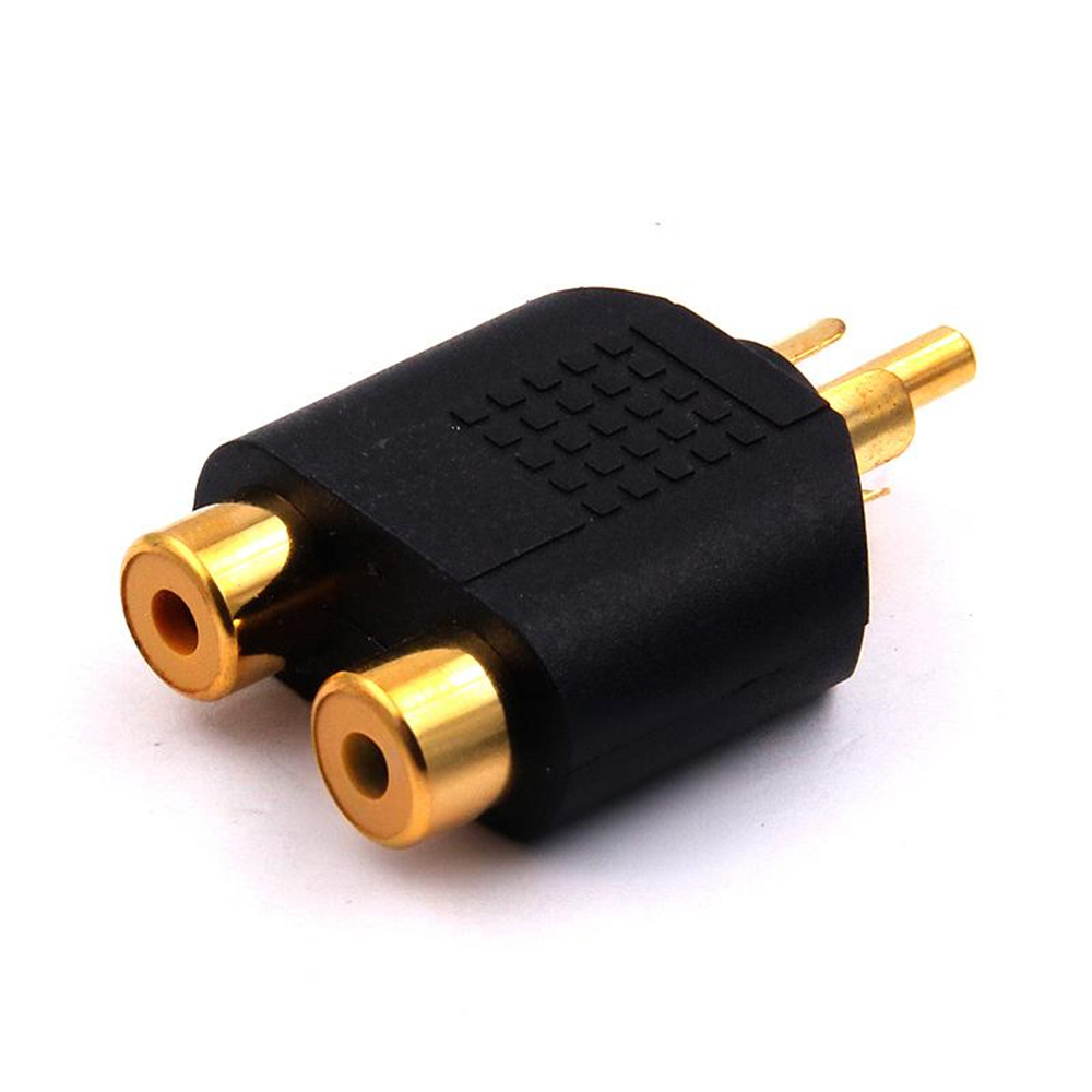 3.5mm Stereo Male To 2 RCA Fem - Earphone Splitter Jack recension och pris