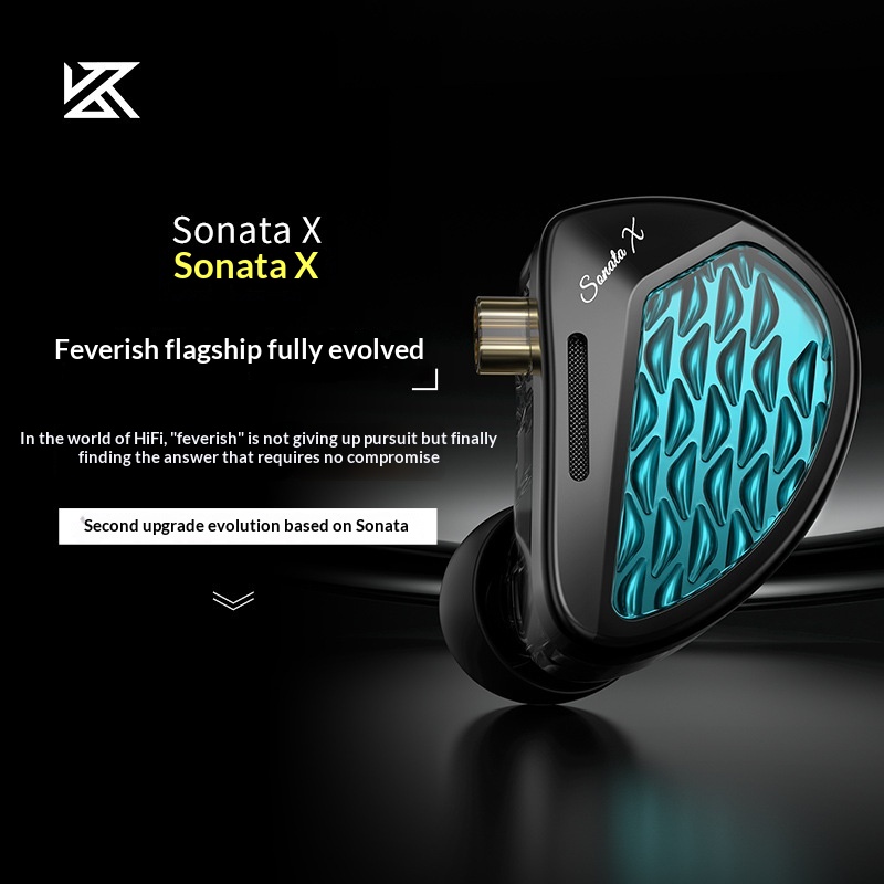 KZ Sonata X In-Ear Monitor Ear - Audiophile Headphone Wired recension och pris