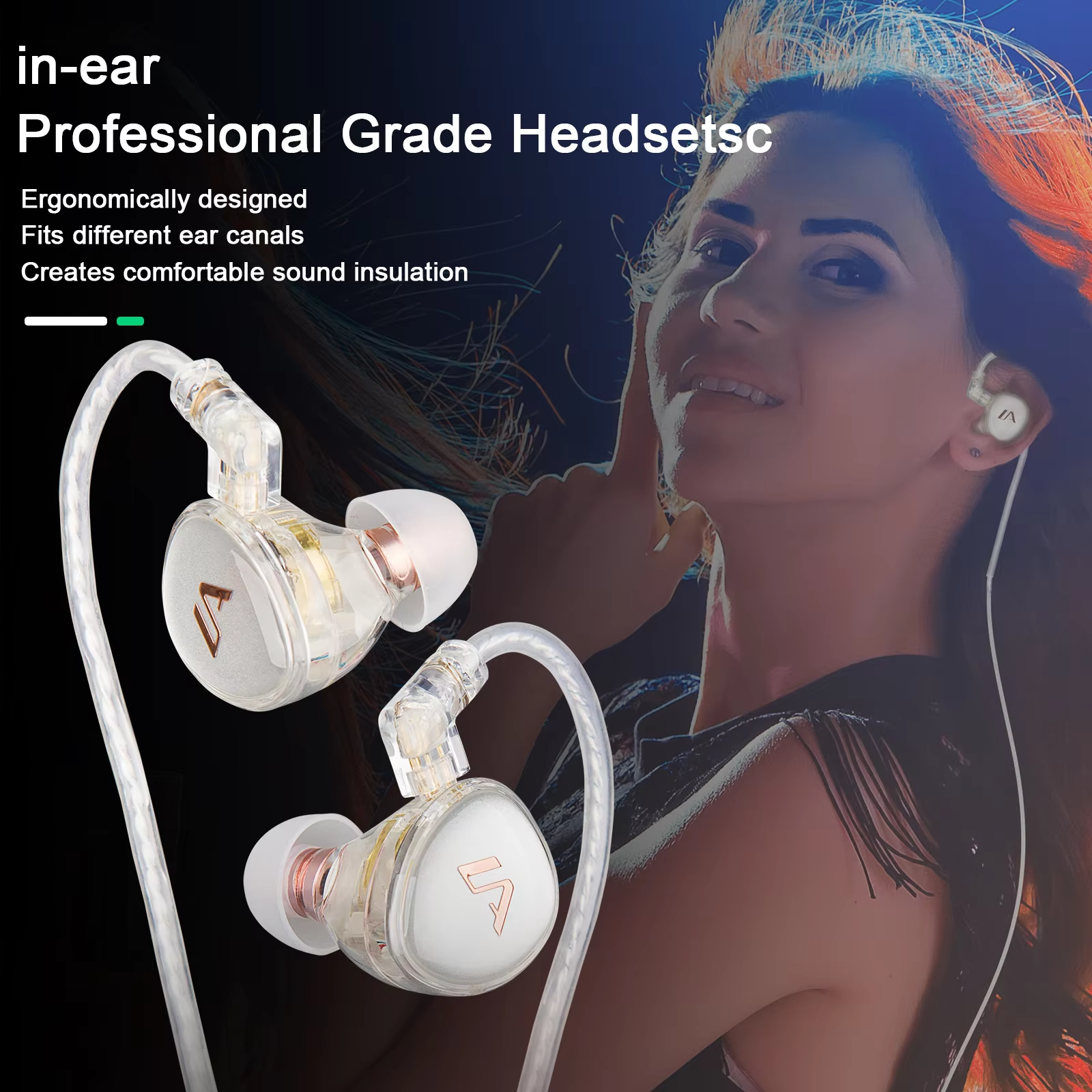 590-599mhz stereo IEM UHF Stag - In Ear Monitor Iem recension och pris
