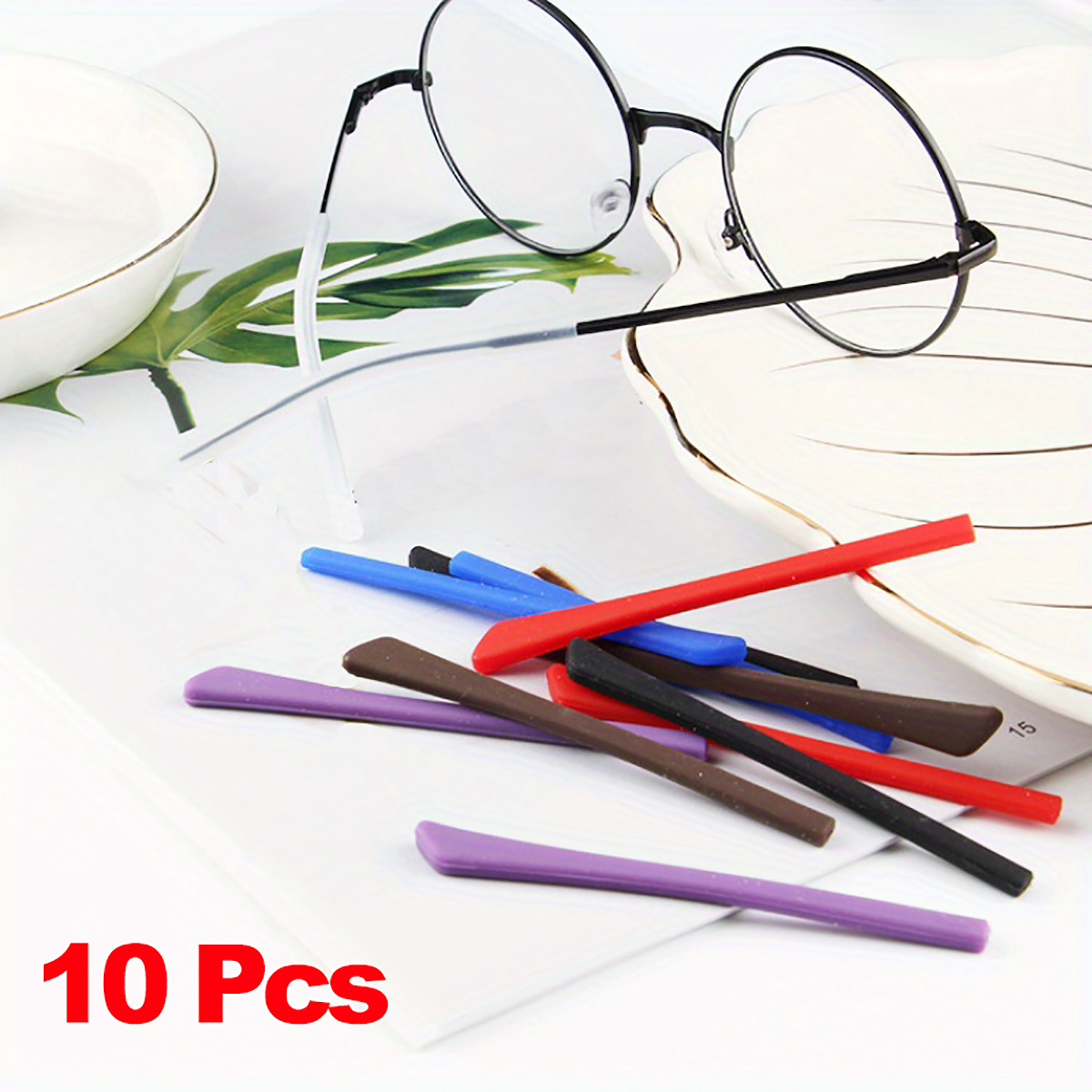 10pcs Eyeglass Replacement Tem - Silicone Ear Tip Replacement recension och pris