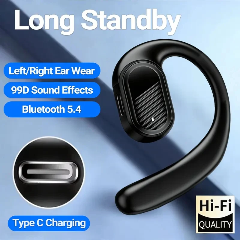 Bluetooth 5.4 Open Wireless Ea - Bluetooth Headset On Ear recension och pris