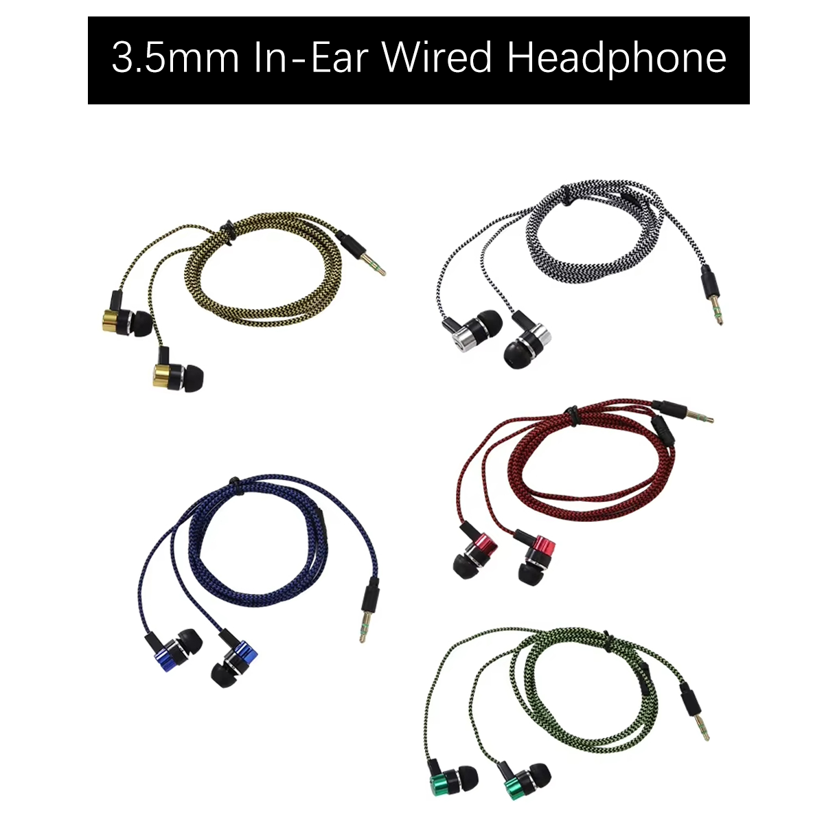 Miwayer 3.5mm Wired In-Ear Ear - Audiophile Headphone Wired recension och pris