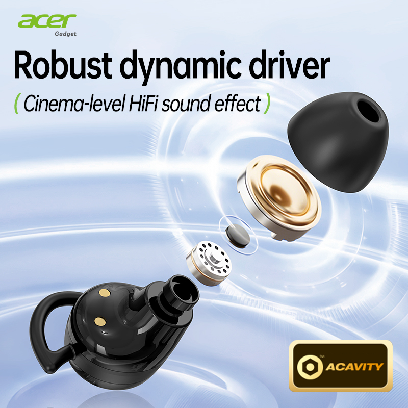 Original Acer OHR557 In Ear Bl - Sports Earphone Hook recension och pris