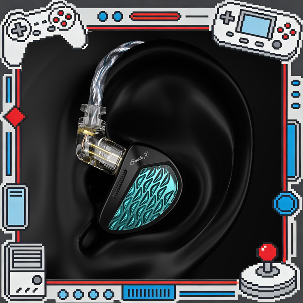 KZ Sonata X In-Ear Monitor Ear - Audiophile Headphone Wired recension och pris