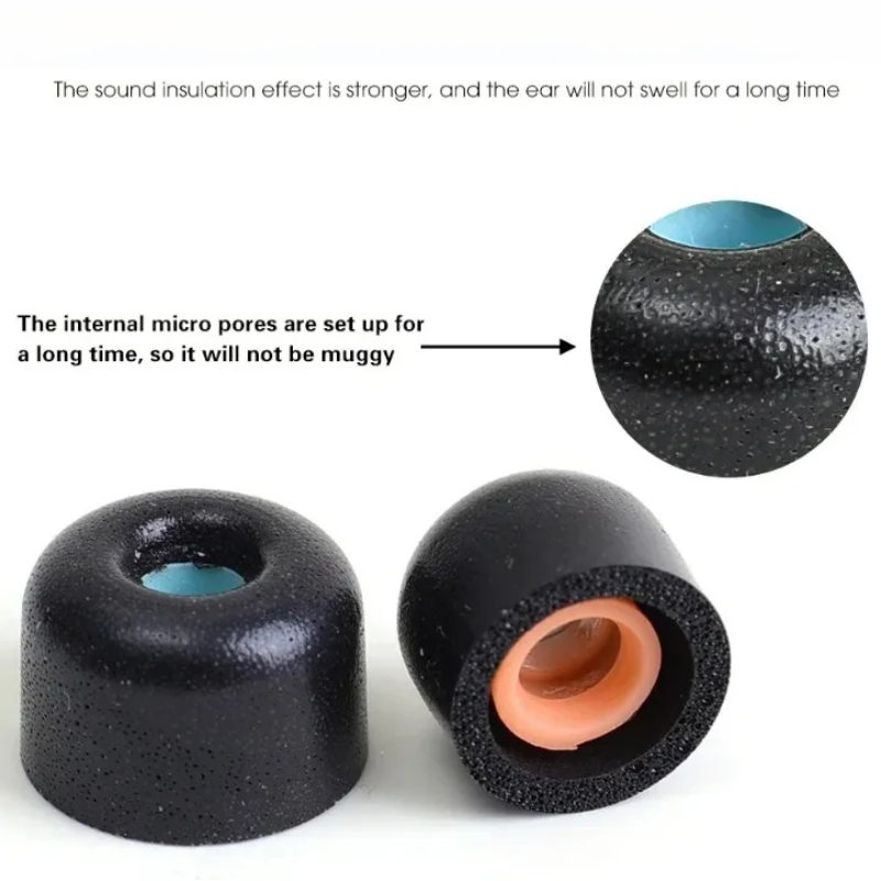 Memory Foam Earphones Ear Pads - Earphone Foam Tip recension och pris