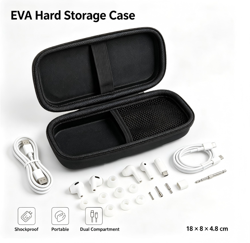 Hard EVA Carrying Storage Case - Headphone Case Hard recension och pris