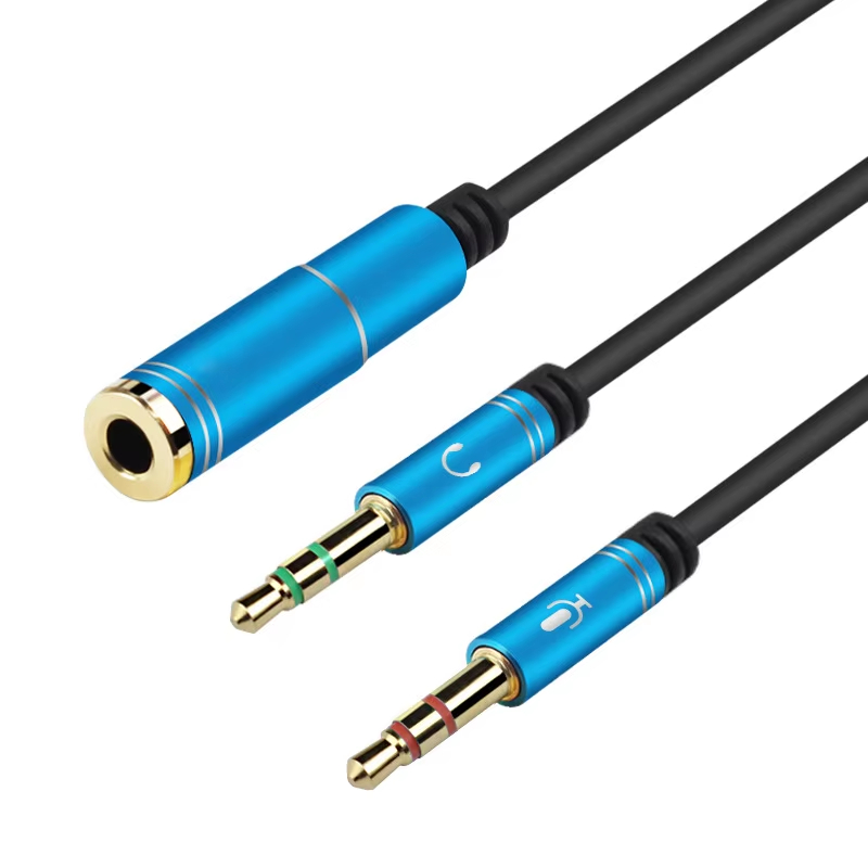 NNBILI Mini Jack 3.5 Microphon - Earphone Splitter Jack recension och pris