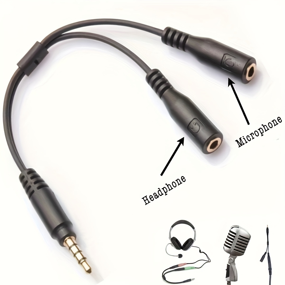 3.5mm Stereo Audio 1Male to 2  - Audio Splitter Y recension och pris