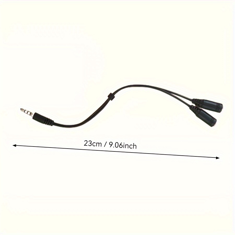3.5mm Stereo Audio 1Male to 2  - Audio Splitter Y recension och pris