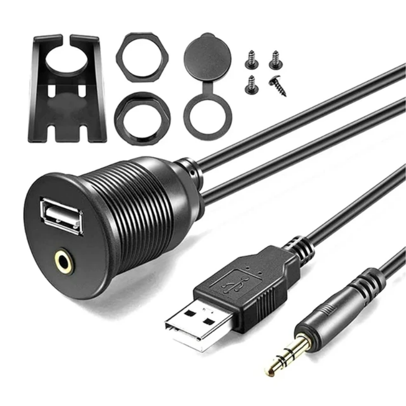 1M USB & 3.5mm AUX Male to Fem - Cable Extension 3.5 recension och pris