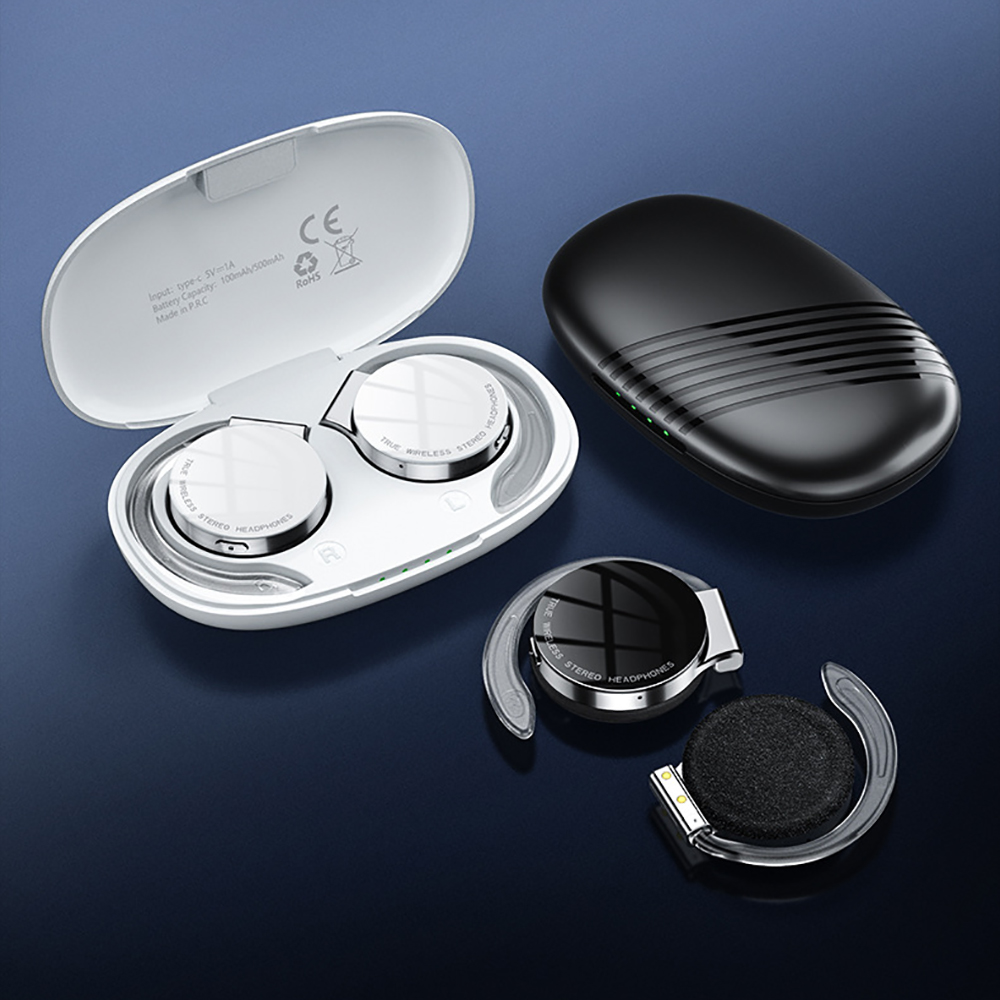 F2 TWS Wireless Bluetooth Head - Sports Earphone Hook recension och pris