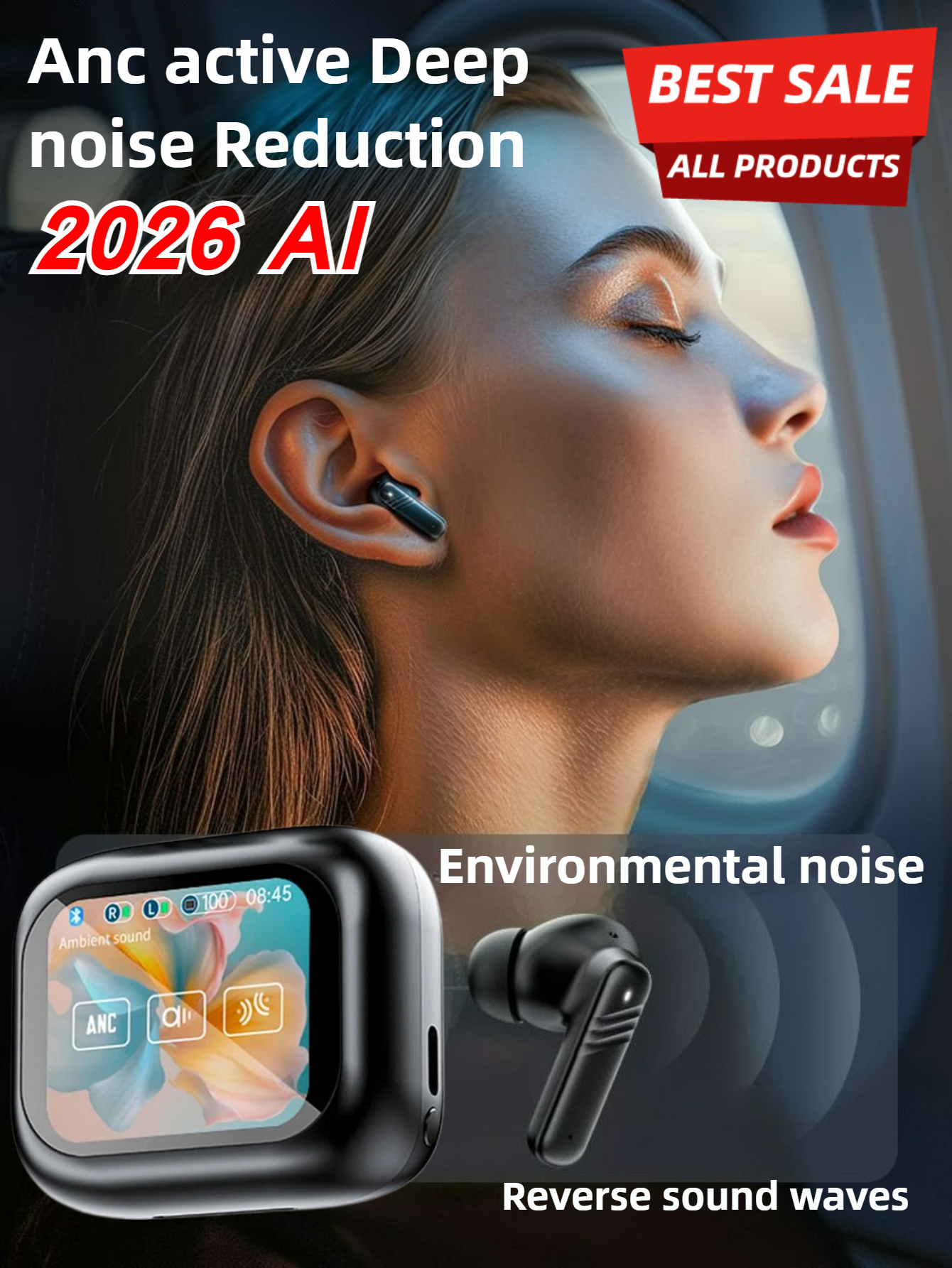 2026 NEW Professional ANC Earb - Noise Cancelling Headphone recension och pris