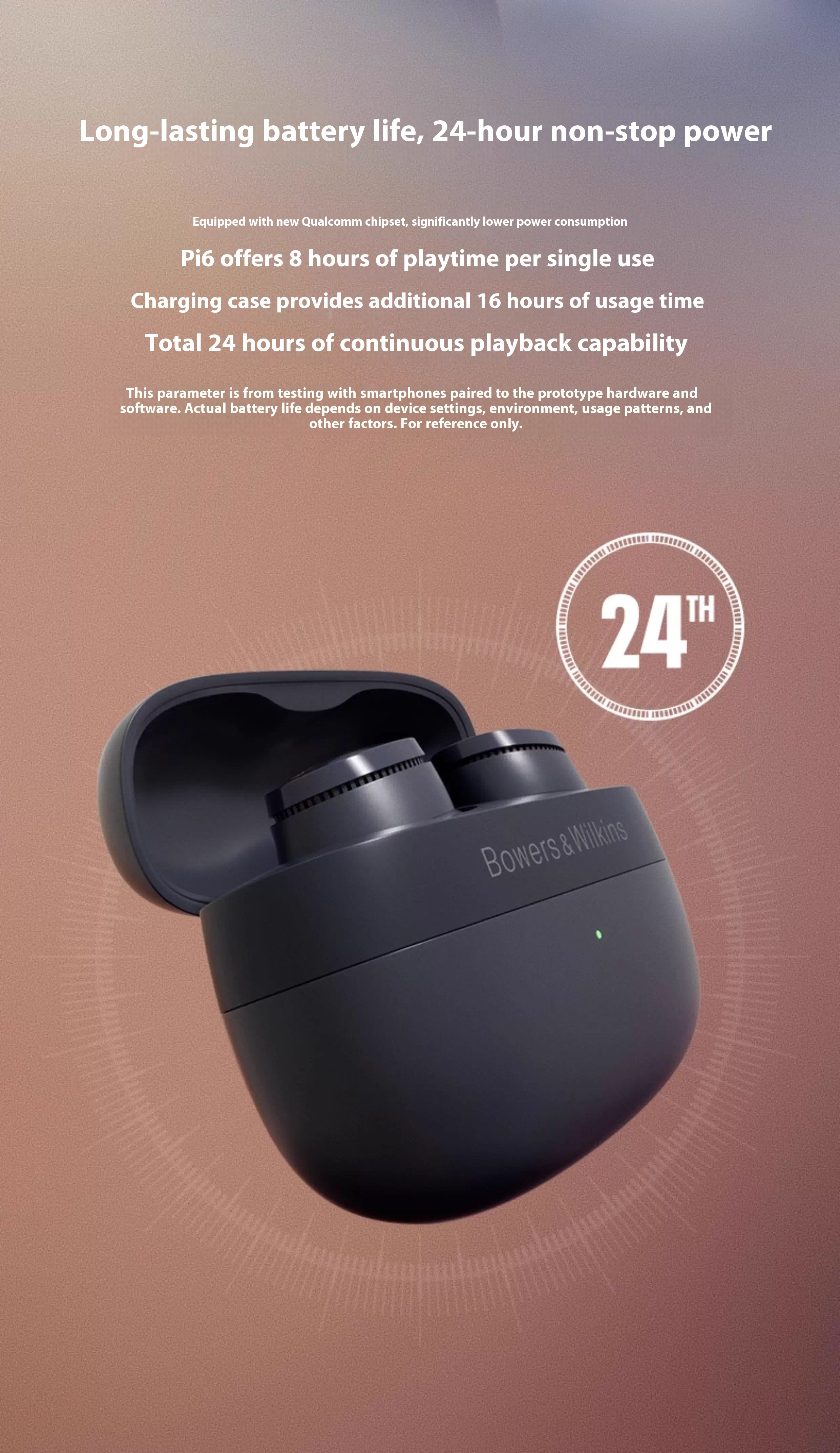 Genuine B&W Pi6 Wireless Bluet - Noise Cancelling Headphone recension och pris