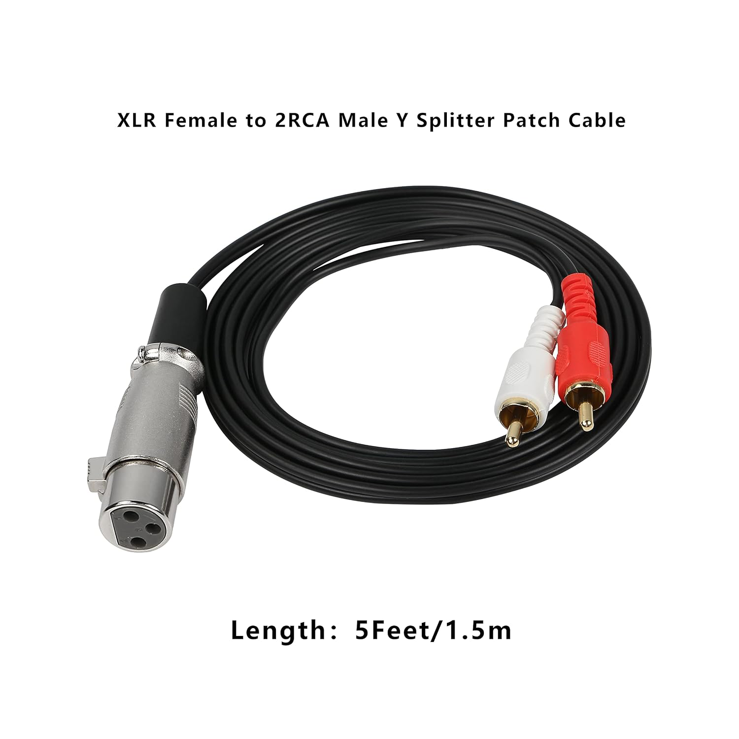 XLR Female to Dual RCA Male St - Audio Splitter Y recension och pris