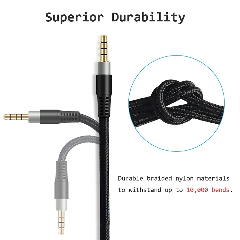 Nylon Braided OFC Replacement  - Cable Extension 3.5 recension och pris