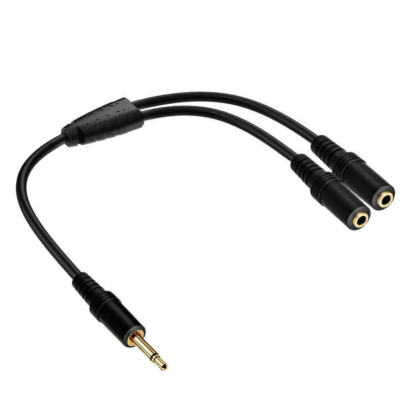 3.5mm TS Mono Male To Dual 3.5 - Earphone Splitter Jack recension och pris