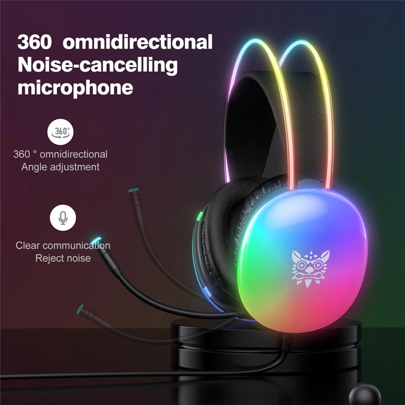 Ingenious-ONIKUMA Gaming Heads - Gaming Headset Rgb recension och pris
