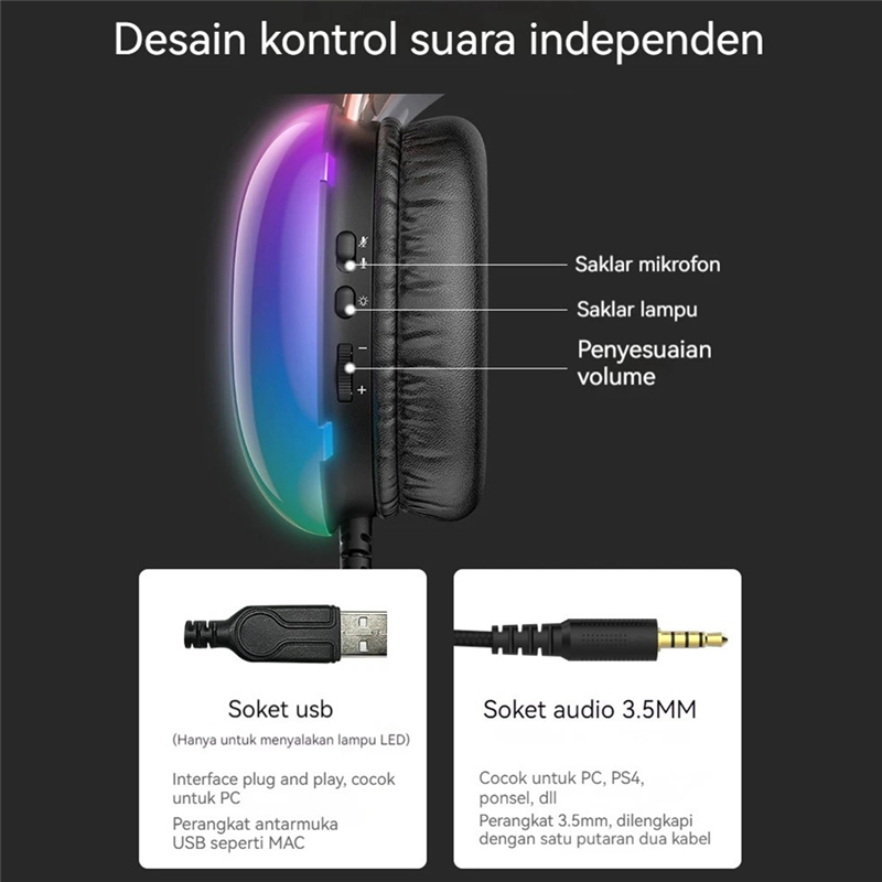 Ingenious-ONIKUMA Gaming Heads - Gaming Headset Rgb recension och pris