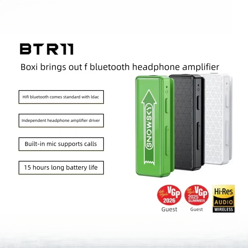 FiiO BTR11 Bluetooth Audio Rec - Wired Earphone Mic recension och pris